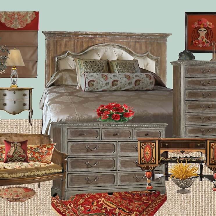 Master Bedroom BoHo Mood Board